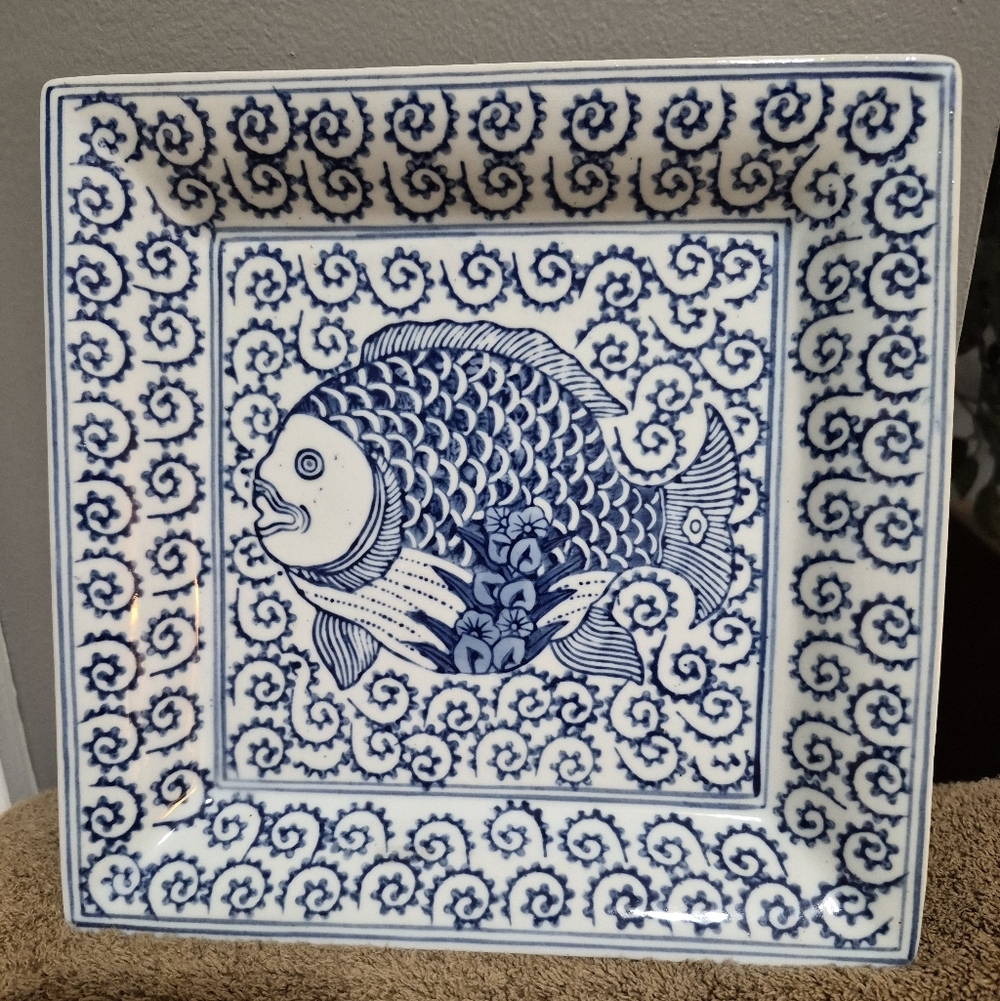 Fish Design Ceramic Plate